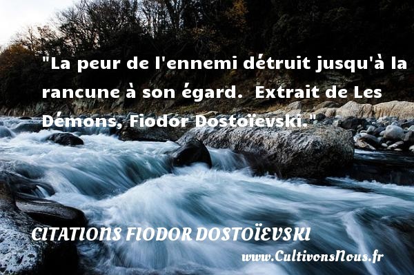 citations fiodor dostoïevski