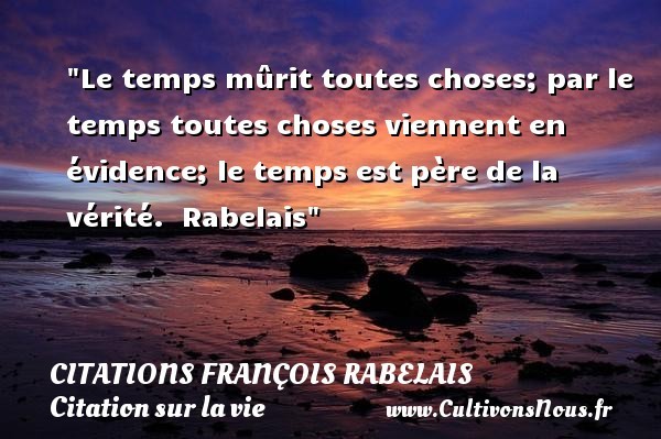 citations françois rabelais