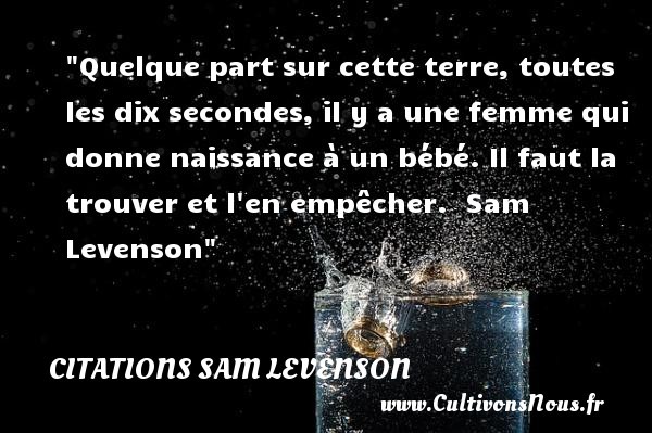 citations sam levenson