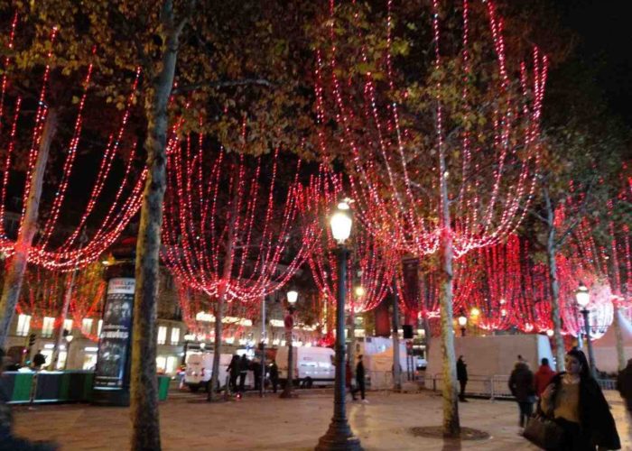 Illumination de Noël, Champs-Elysées Paris 2018