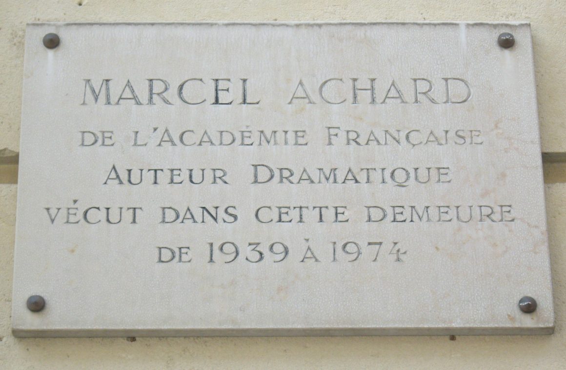 Marcel Achard a l Academie francaise