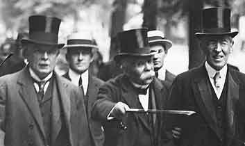 Georges Clemenceau aux négociations du traité de Versailles