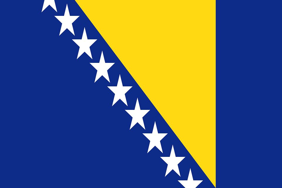 Drapeau Bosnie-Herzégovine - Le drapeau bosniaque