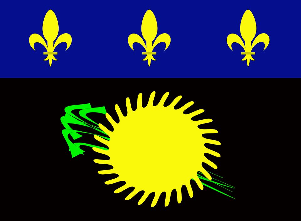 Drapeau Guadeloupe - Le drapeau guadeloupéen