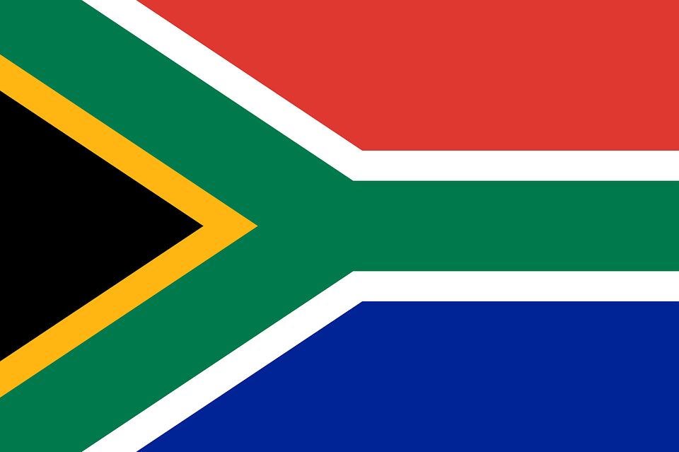 Drapeau Afrique du Sud - Le drapeau sud africain