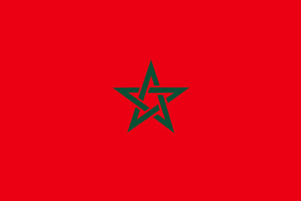 Drapeau Maroc - Le drapeau marocain