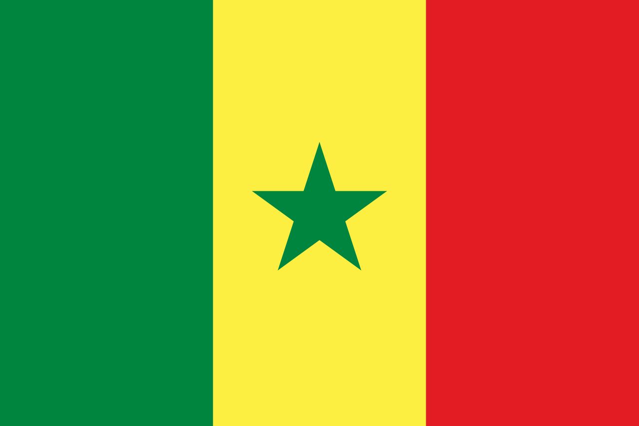 Drapeau Sénégal - Le drapeau sénégalais