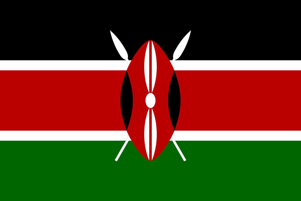 Drapeau Kenya - Le drapeau kenyan