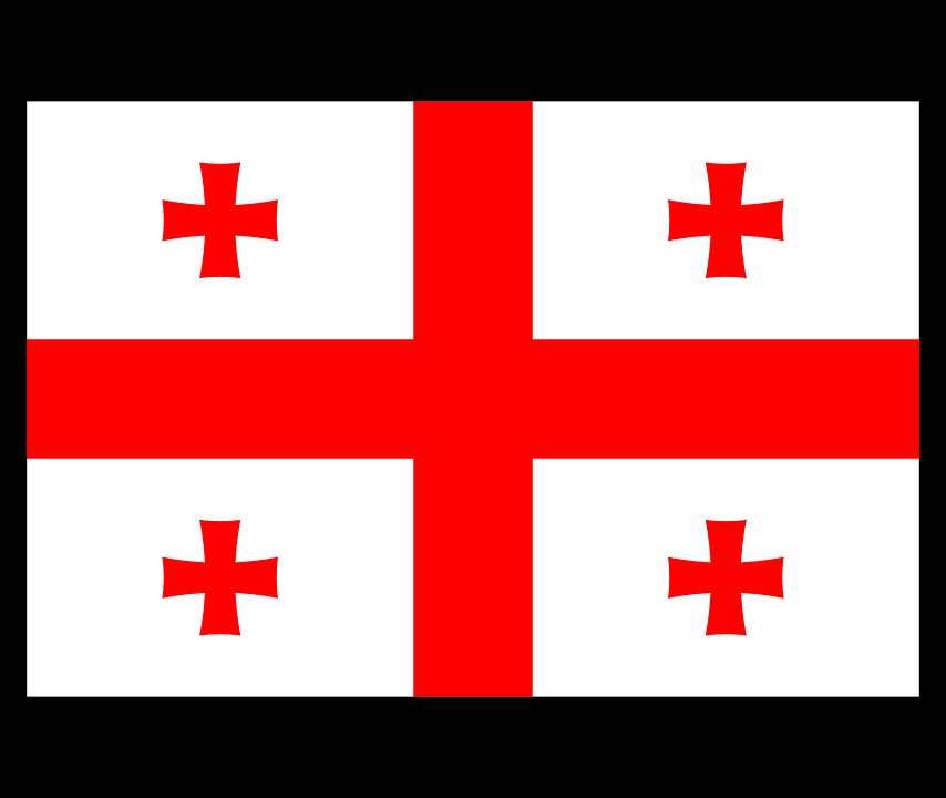 Drapeau Géorgie - Le drapeau géorgien