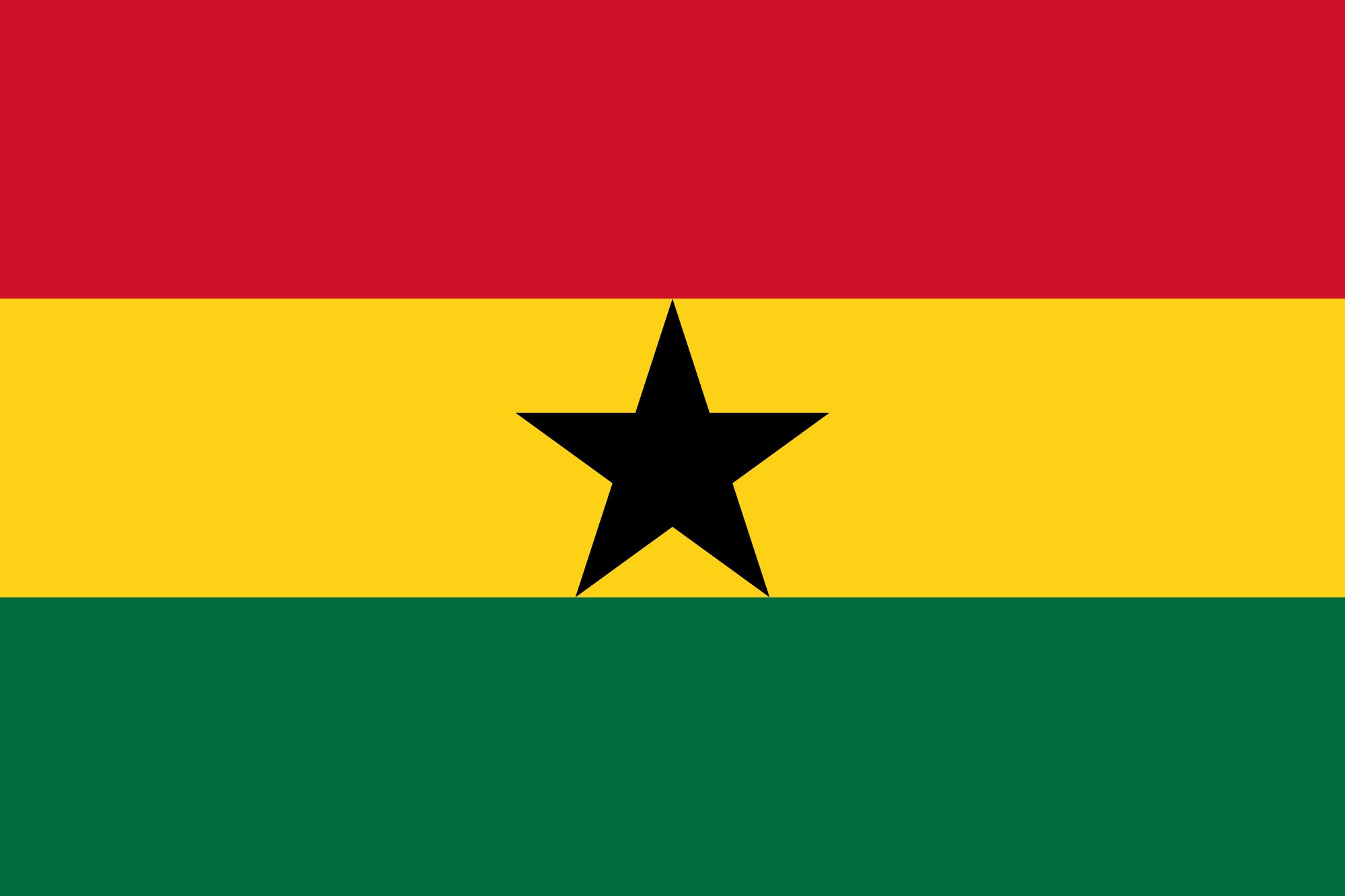 Drapeau Ghana - Le drapeau ghanéen