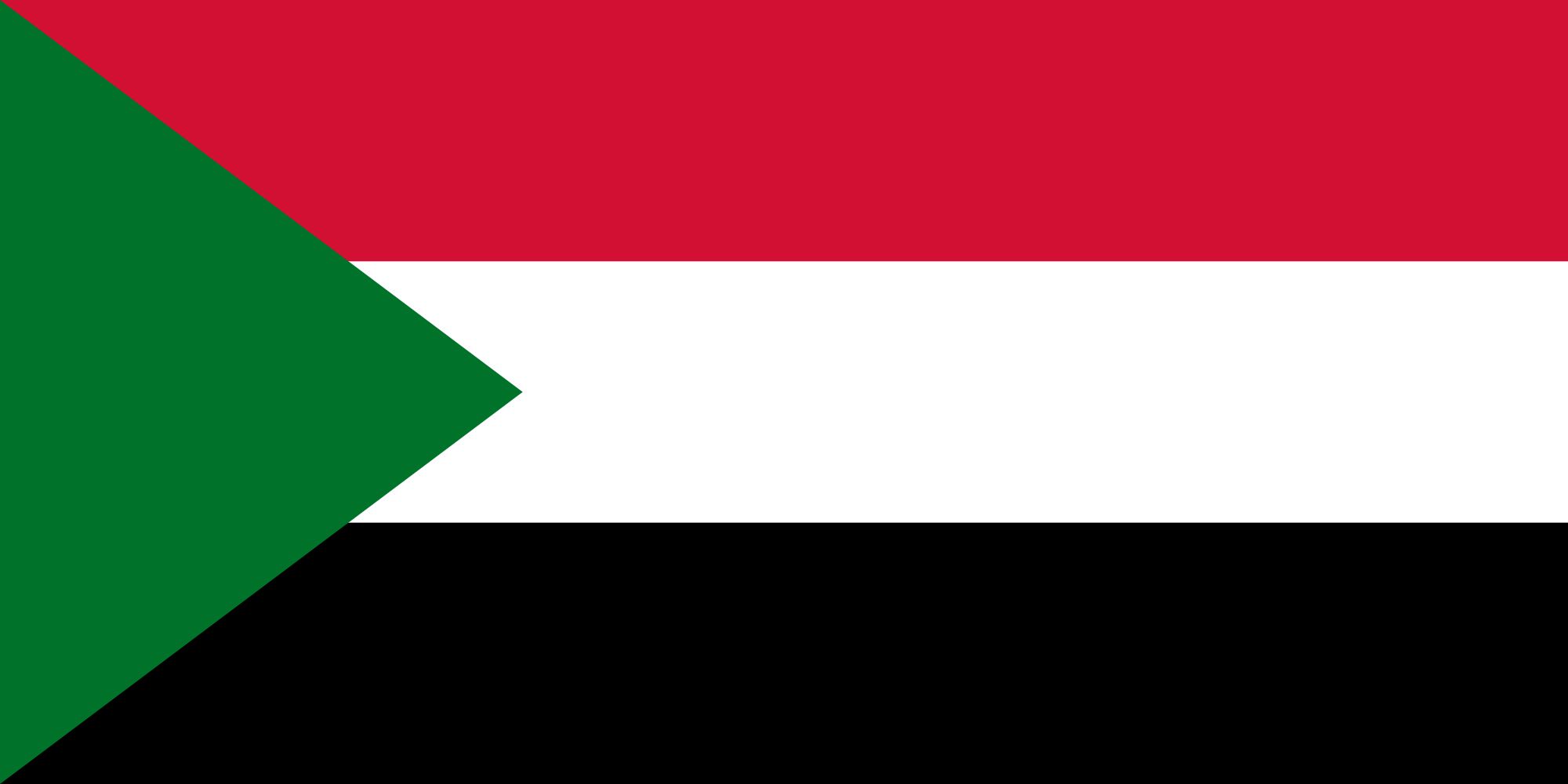 Drapeau Soudan - Le drapeau soudanais