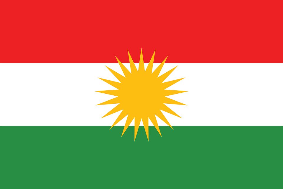 Drapeau Kurdistan - Le drapeau kurde