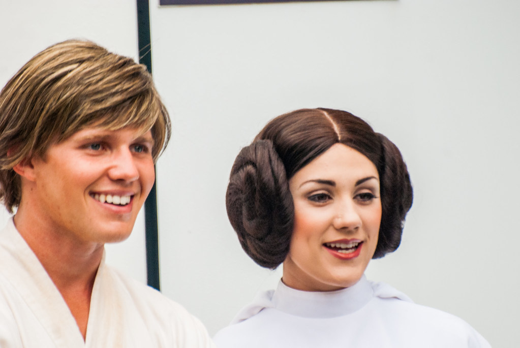 Luke Skywalker et Princesse Leia