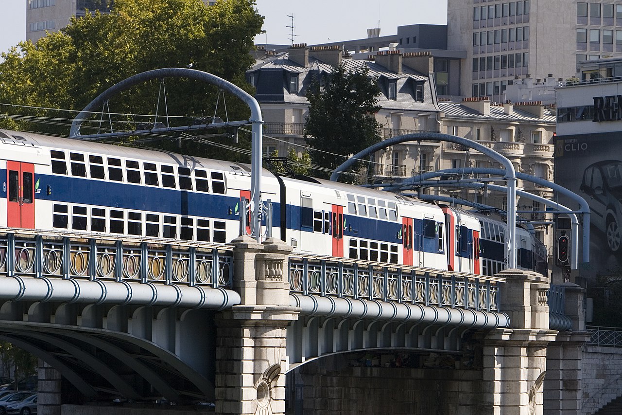 Le RER en région parisienne