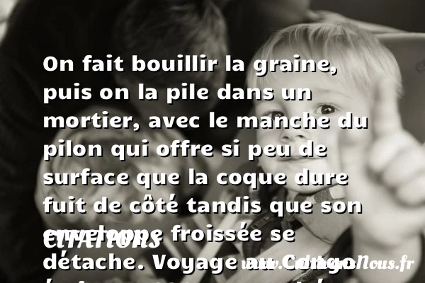 On fait bouillir la graine, puis on la - Citations - Citations André Gide