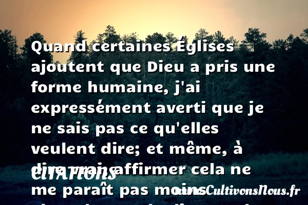 Quand certaines Églises - Citations - Citations Baruch Spinoza
