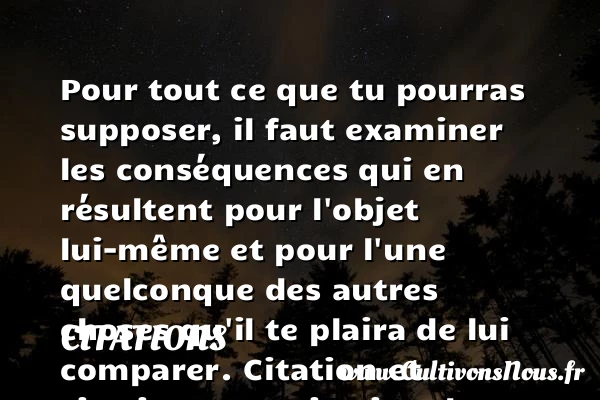 Pour tout ce que tu pourras - Citations - Citations Platon - Antiquité - Citation philosophie - philosophe