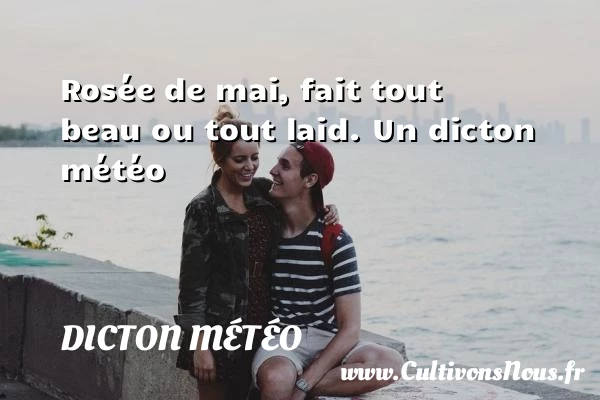 Rosée de mai, fait tout beau ou tout - Dicton météo